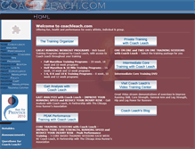 Tablet Screenshot of coachleach.com